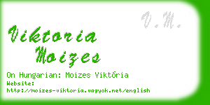 viktoria moizes business card